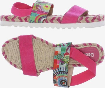 Desigual Sandalen 39 in Pink: predná strana