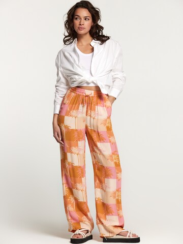 Shiwi Široke hlačnice Hlače 'Monaco' | oranžna barva