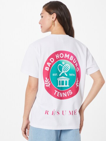 T-shirt 'Houston' Résumé en blanc