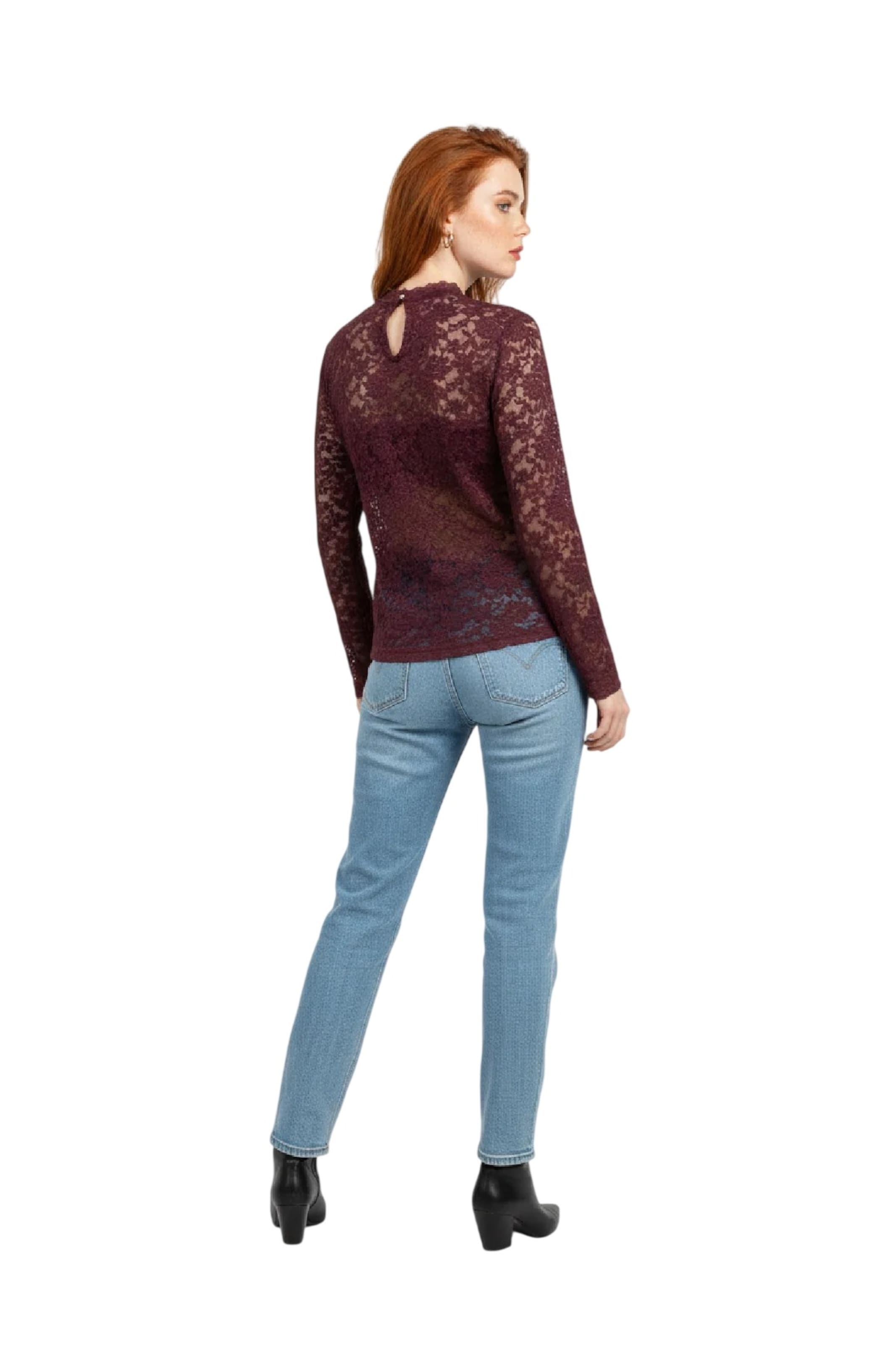 Alexa Dash Blouse in Red