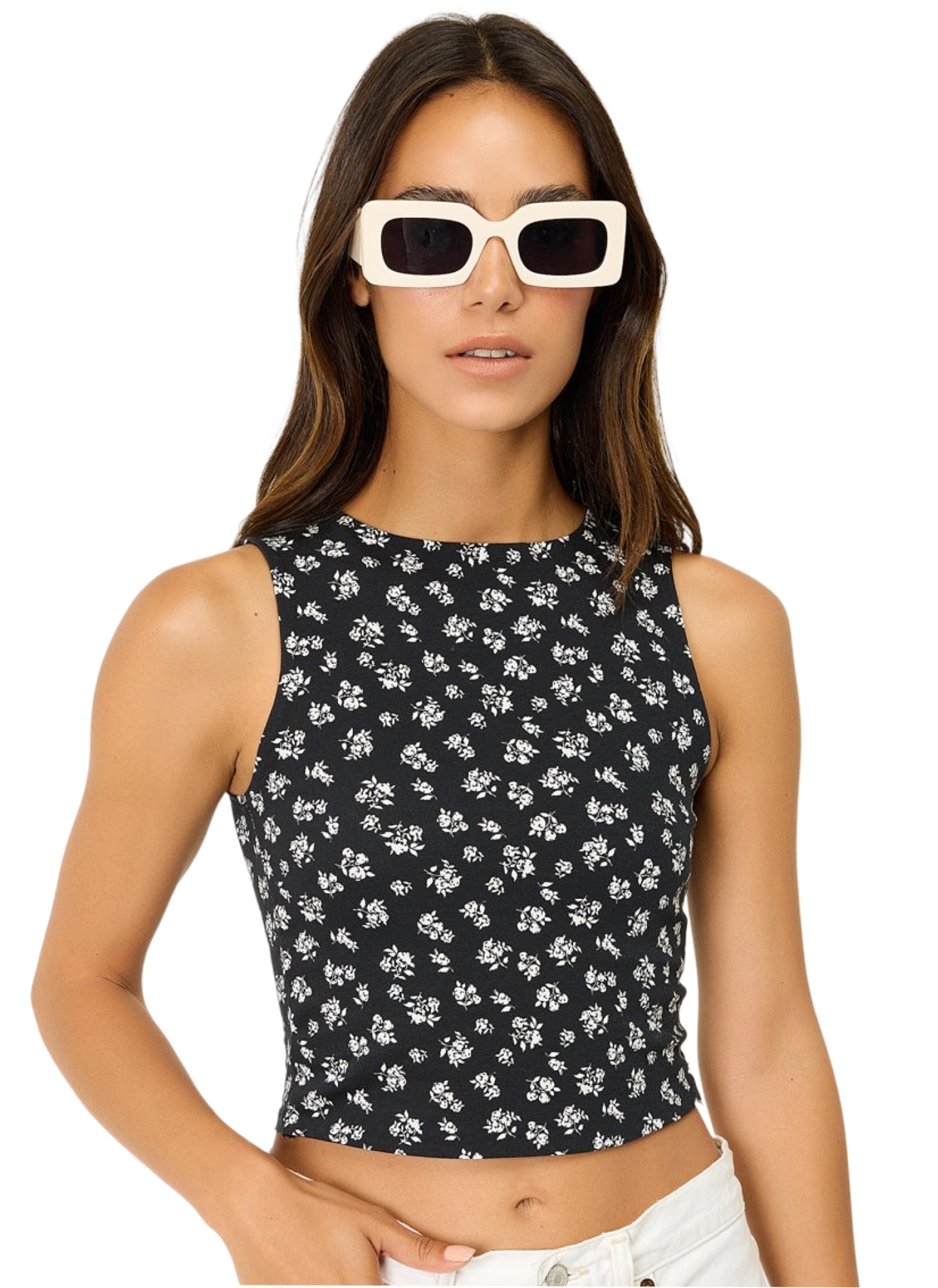 No Matter What Top in Schwarz