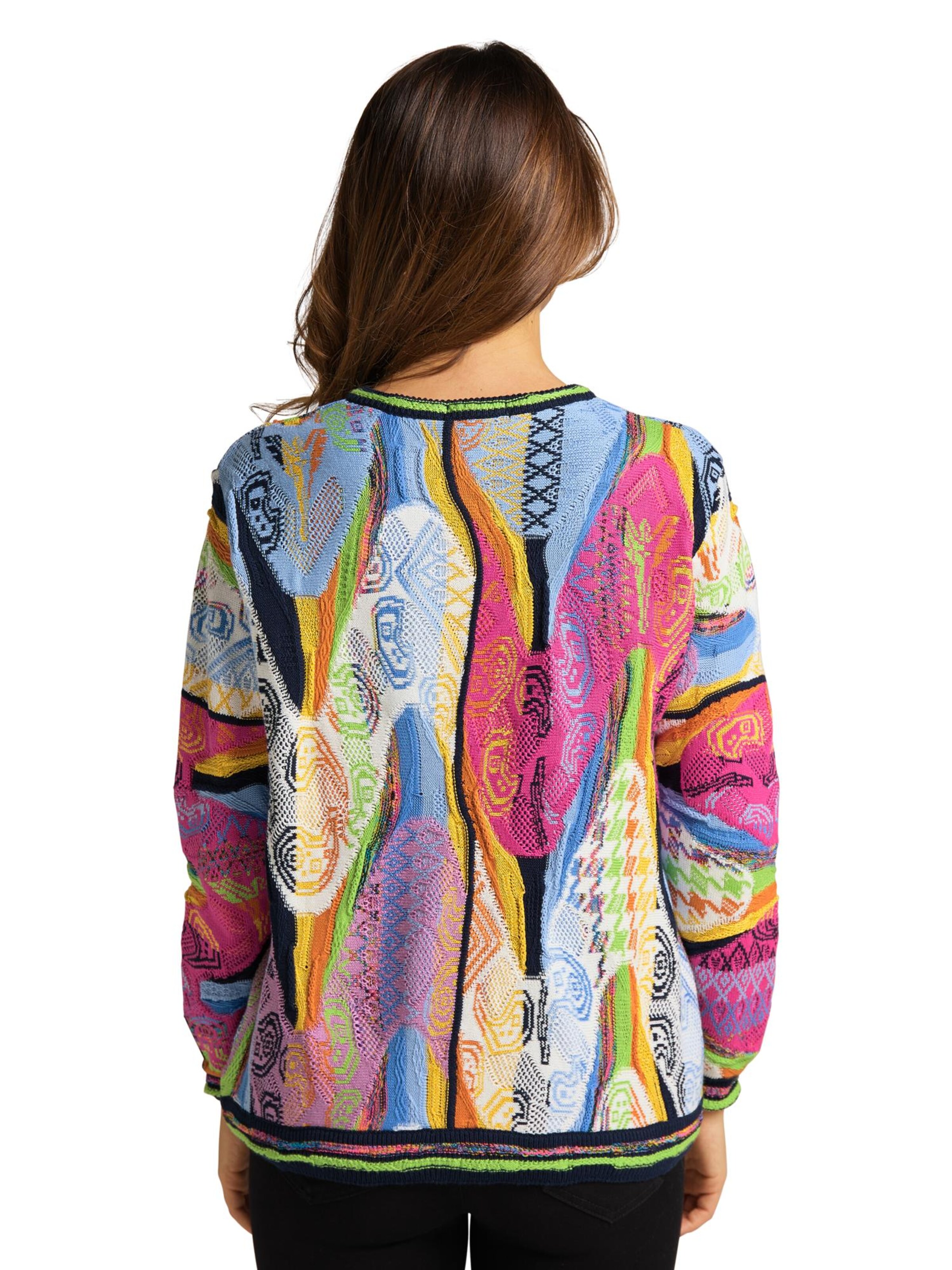 Pull-over 'Curtoni' Carlo Colucci en mélange de couleurs