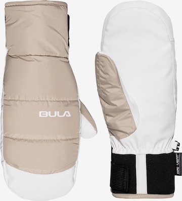 BULA Athletic Gloves 'Piste Mittens' in Beige: front