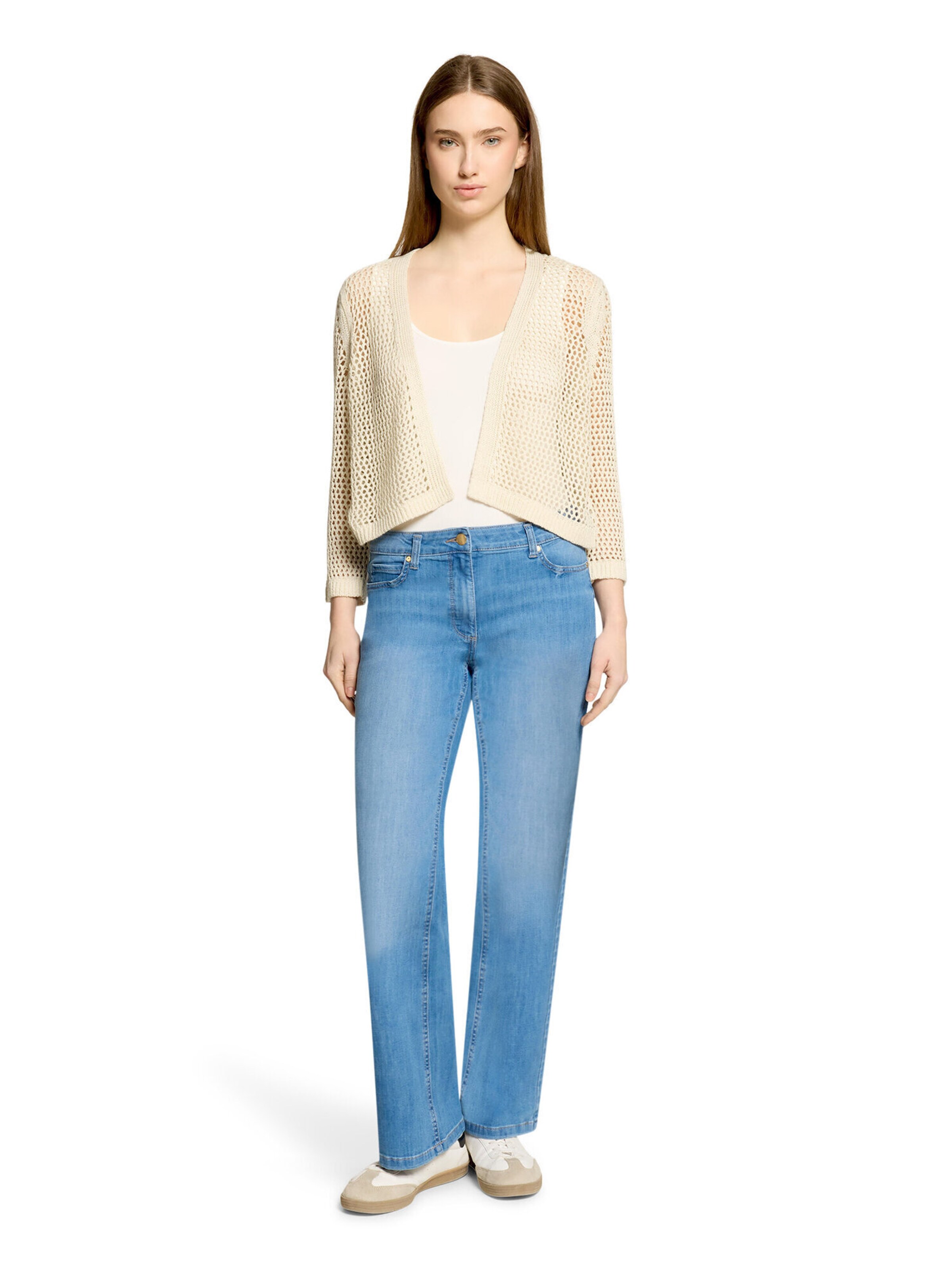 Betty Barclay Gebreid vest in Beige