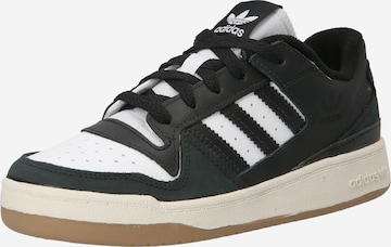 Sneaker 'Forum Low' de la ADIDAS ORIGINALS pe negru: față