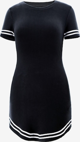 AIKI KEYLOOK Letní šaty 'Firefly' – černá: přední strana