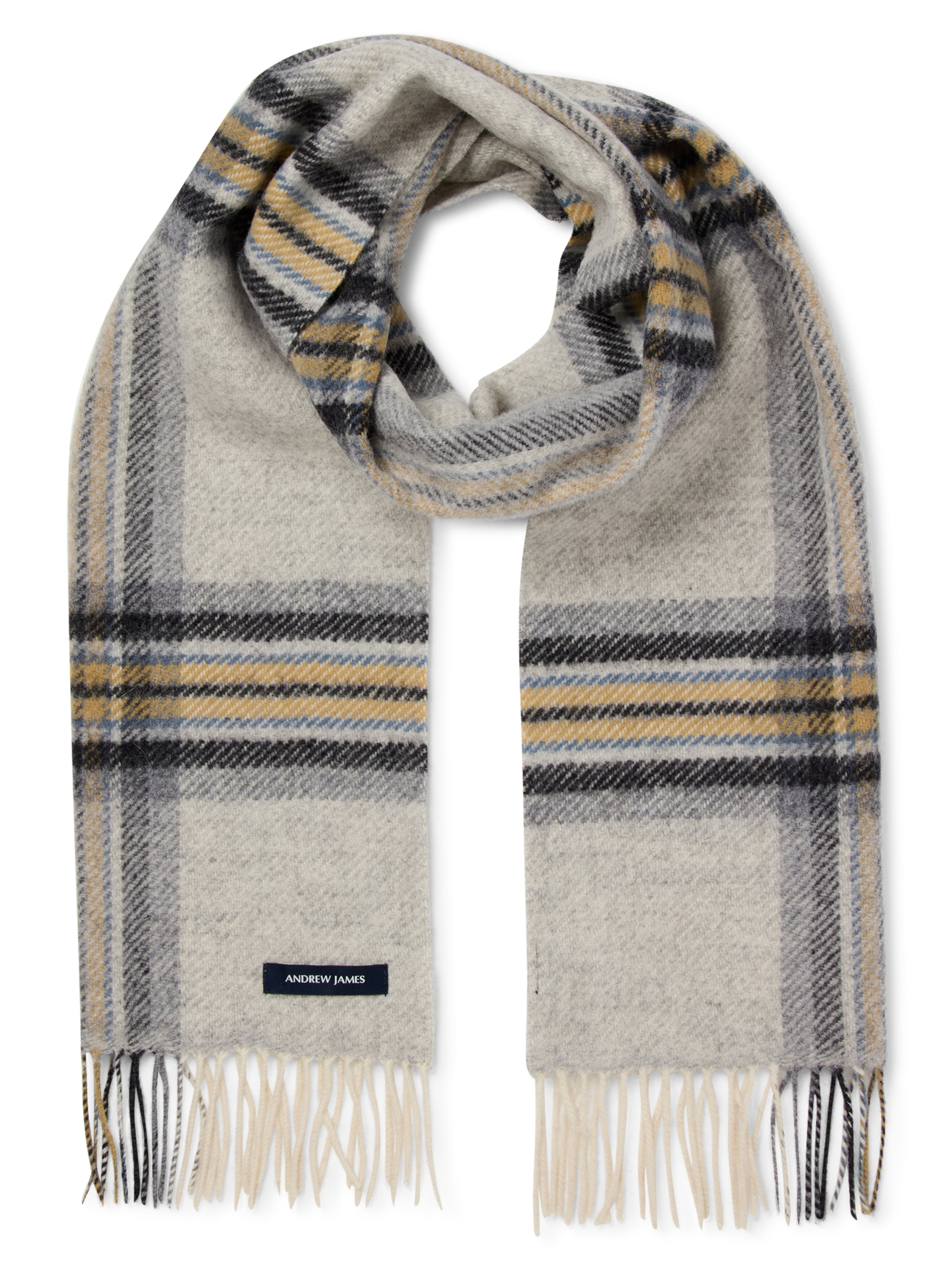 Andrew James Schal in Grau: Vorderseite