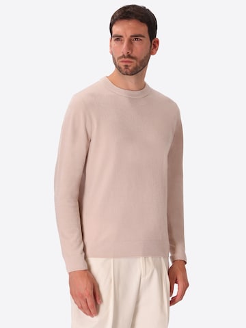 Distretto12 - Jersey 'K.Blas' en beige: frente
