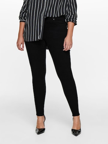 ONLY Carmakoma Skinny Jeans 'Jenny' in Black: front