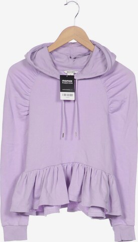 Monki Sweatshirt & Zip-Up Hoodie in XS in Purple: front