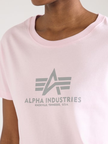 ALPHA INDUSTRIES Футболка в Лиловый
