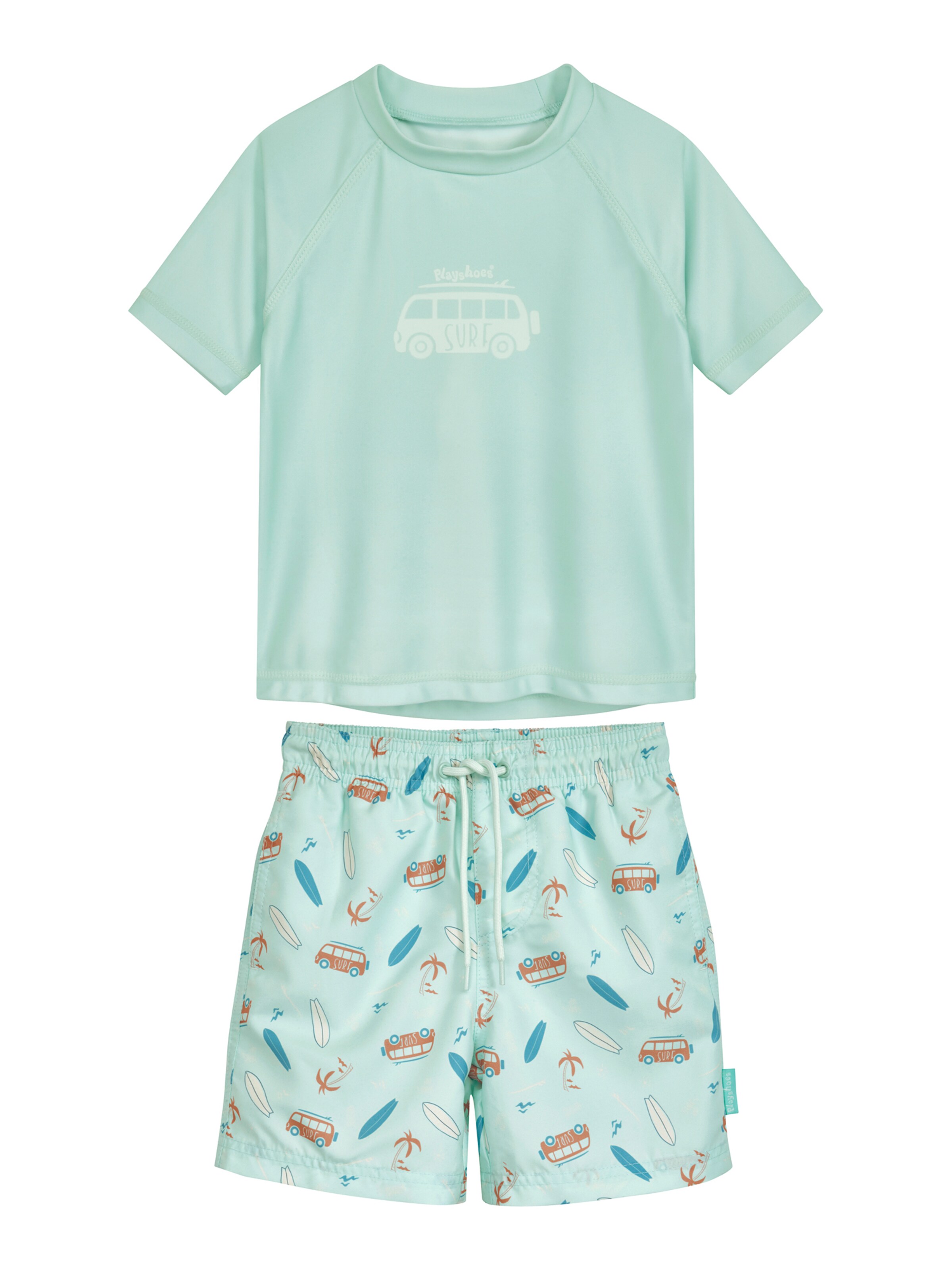 Protection UV 'Surf-Bus' PLAYSHOES en vert : devant