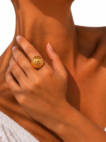 Bague 'Lava' ETNÉE en or