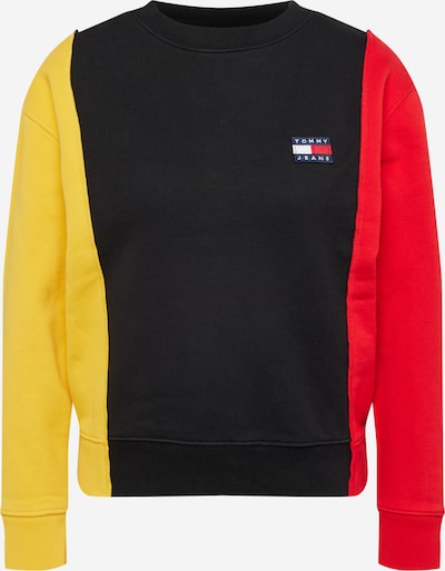 Tommy Jeans Sweatshirt in Navy / Yellow / Red / Black, Item view