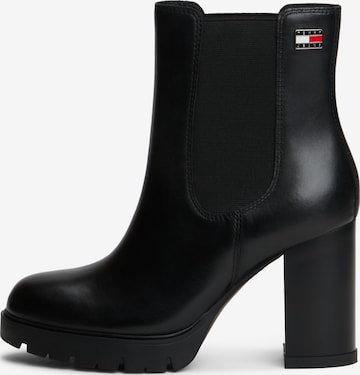 Chelsea Boots Tommy Jeans en noir : devant