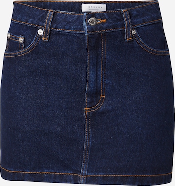 TOPSHOPSuknja - plava boja: prednji dio