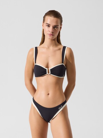 Karl Lagerfeld Bikinové nohavičky - Čierna: predná strana
