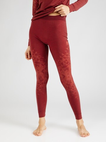 Pantaloncini intimi sportivi 'KINSHIP' di ODLO in rosso: frontale