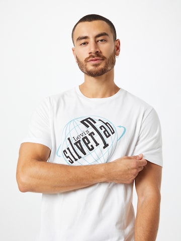 LEVI'S ® tavaline Särk 'Graphic Crewneck Tee', värv valge