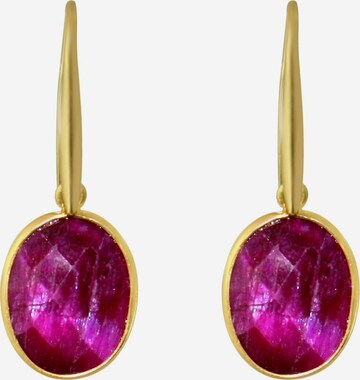 Boucles d'oreilles Gemshine en or : devant