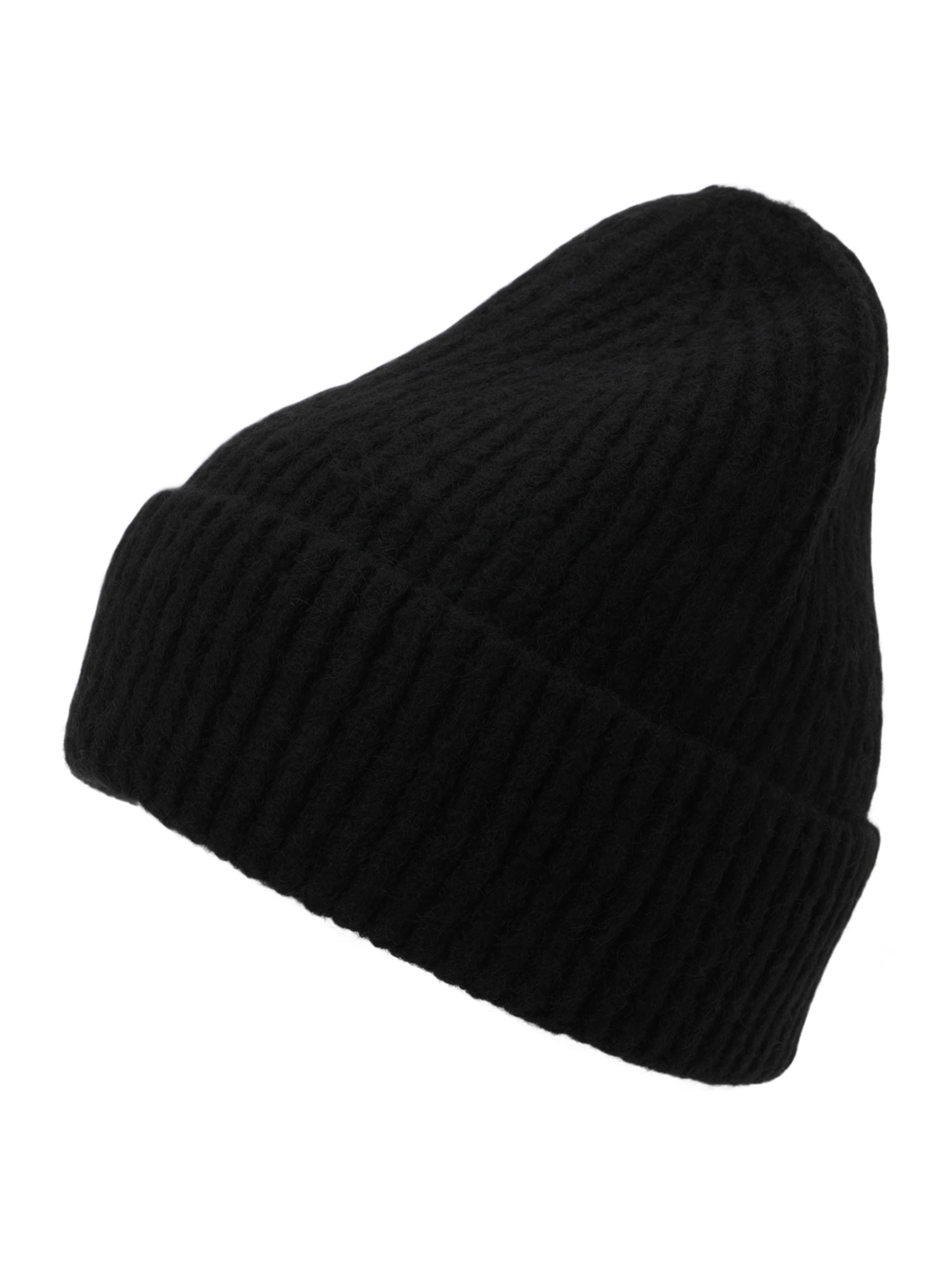 studioselect Mütze 'QY24A11' in Schwarz: Vorderseite