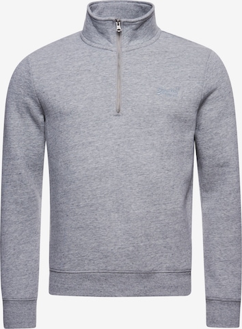 Superdry Zip-Up Hoodie in Grey: front