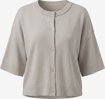 Imily Bela Плетена жилетка в зелено: отпред