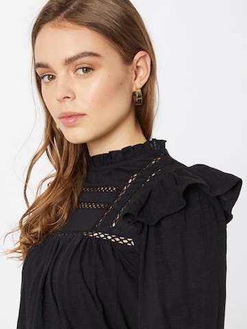 Dorothy Perkins Shirt 'Victoriana' in Zwart