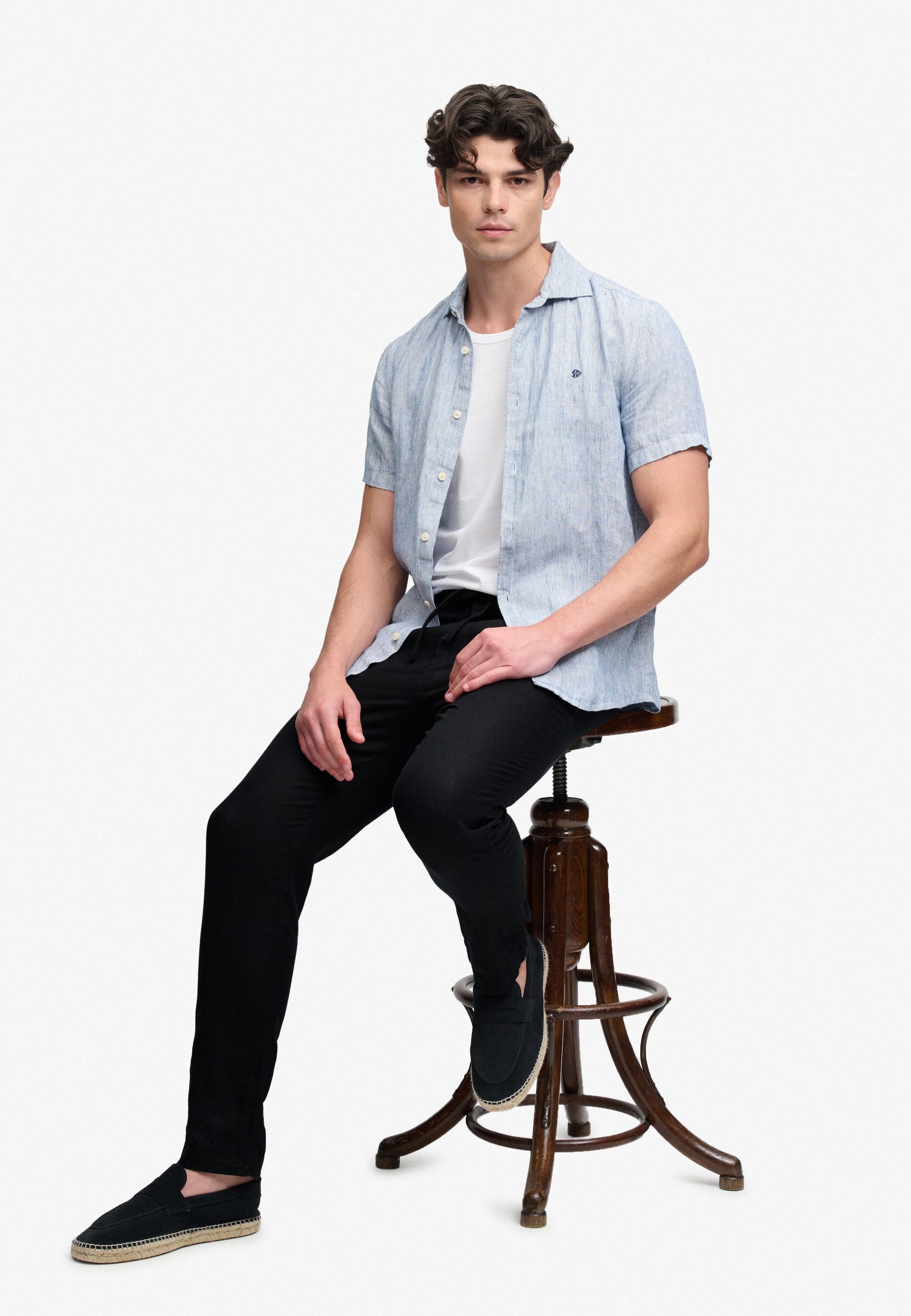 Superdry & Co Regular Pants in Black