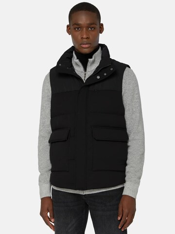 Gilet Boggi Milano en noir : devant