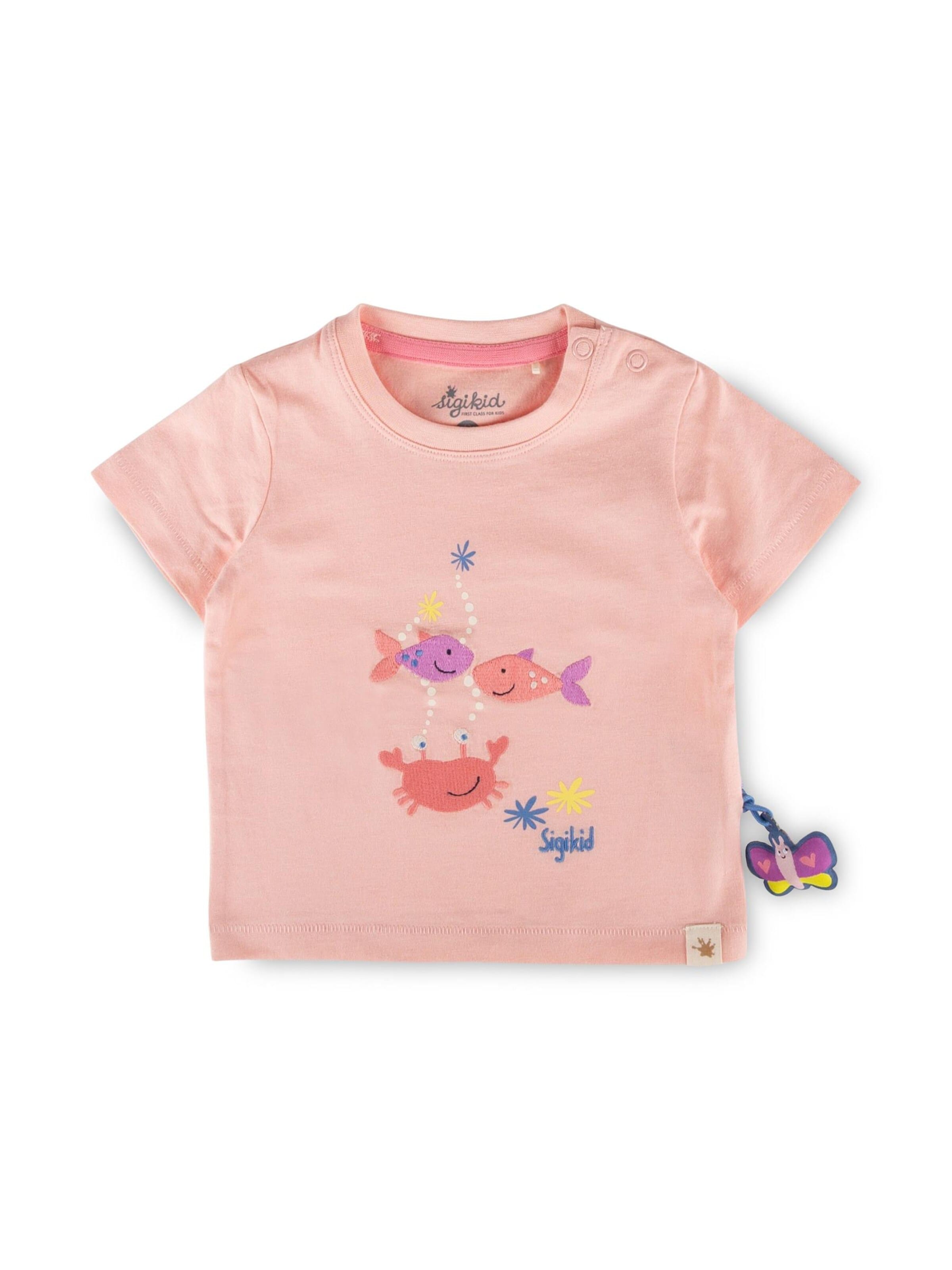 SIGIKID Shirt 'T-Shirt Summer Vibes' in Pink: front