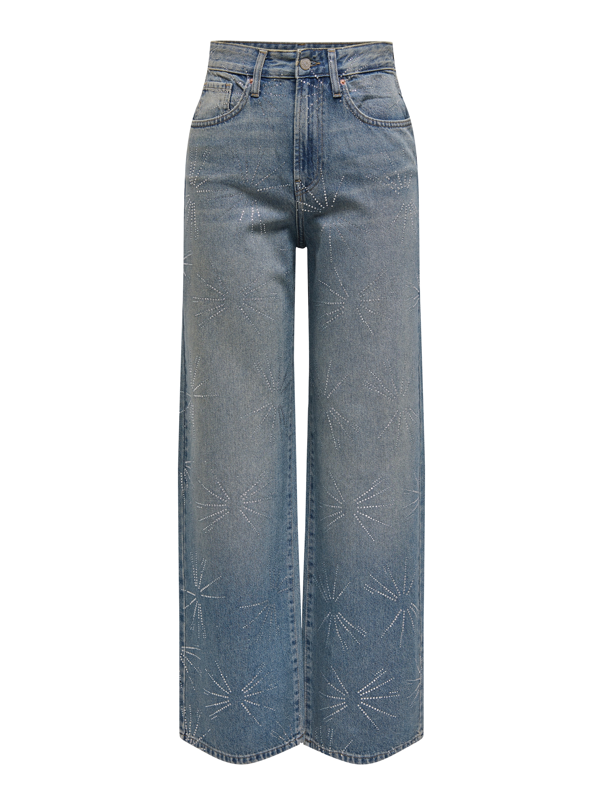 Wide leg Jeans 'ONLHOPE' di ONLY in blu: frontale