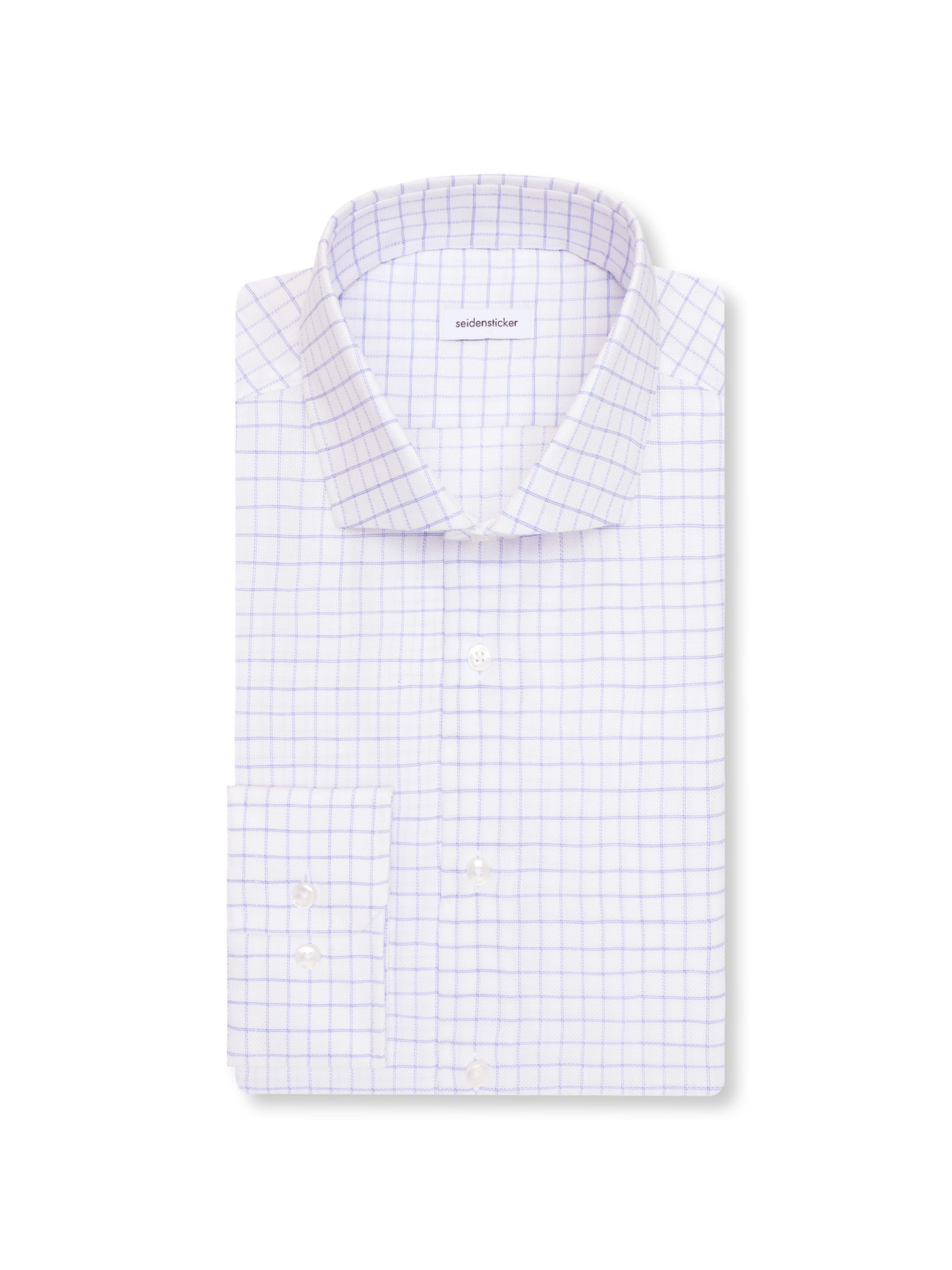 SEIDENSTICKER Slim Fit Businesshemd 'Schwarze Rose' in Weiß