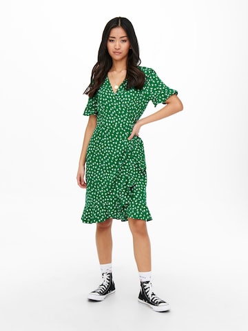 ONLY Sukienka 'Olivia' w kolorze zielony: przód