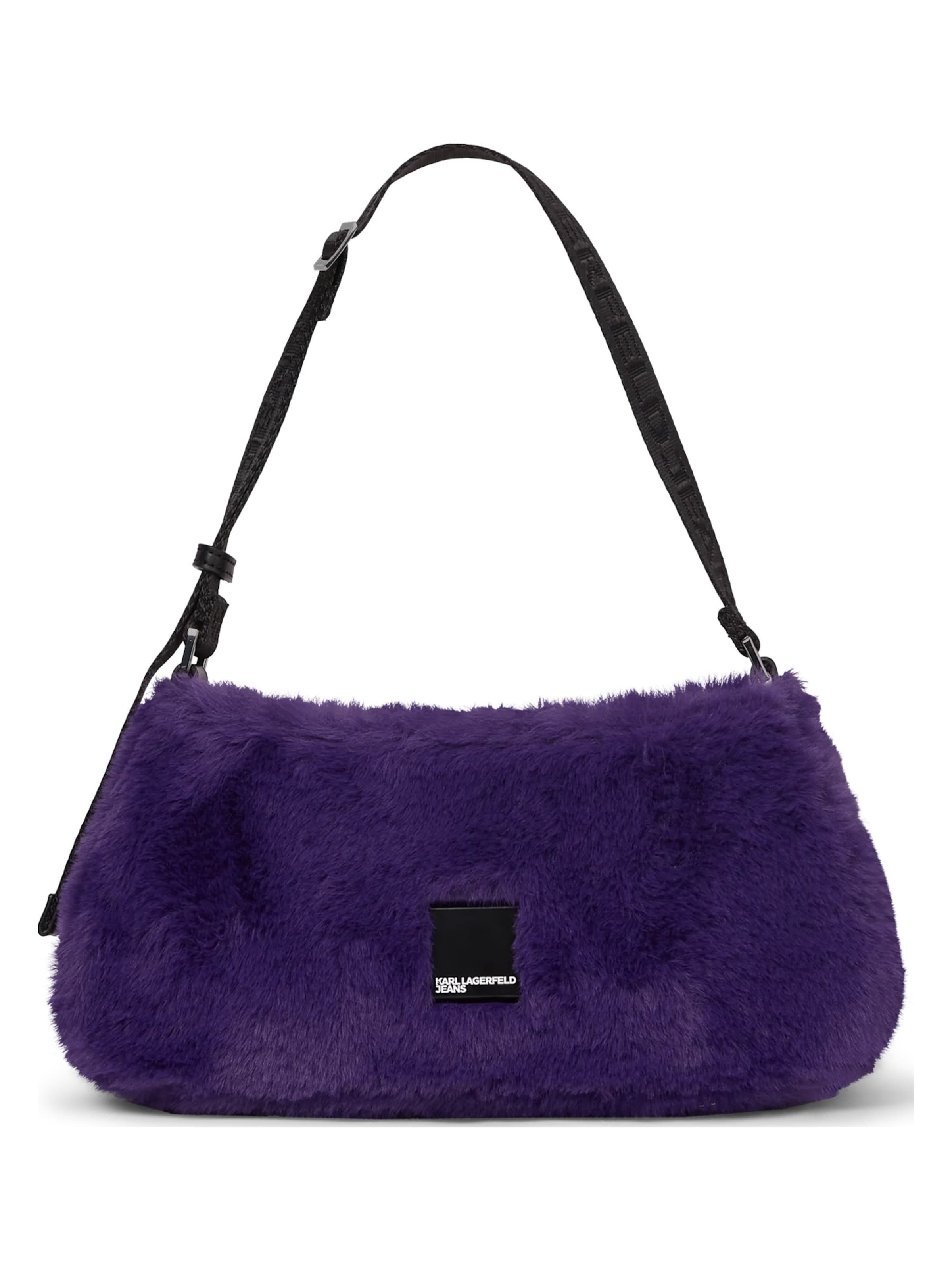 Borsa a spalla in One Size KARL LAGERFELD JEANS di colore melanzana, Visualizzazione prodotti