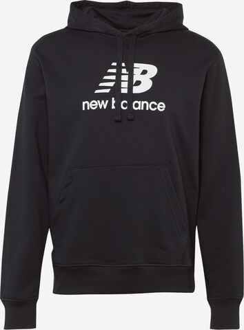 new balance Sweatshirt 'Essential' in Black: front