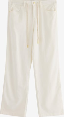 balta Lindex Standartinis Kelnės 'Elle': priekis