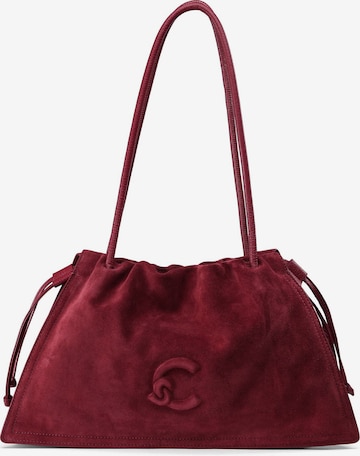 Borsa a spalla 'Dulse' di Coccinelle in rosso: frontale