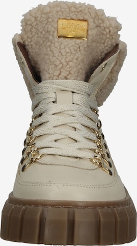 SCAPA Lace-Up Ankle Boots in Beige