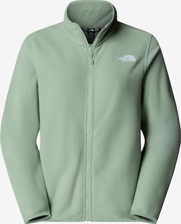 THE NORTH FACE Функциональная флисовая куртка 'Glacier' в Зеленый: спереди