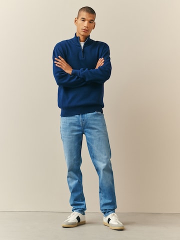 Coupe slim Jean 'Essential' Next en bleu