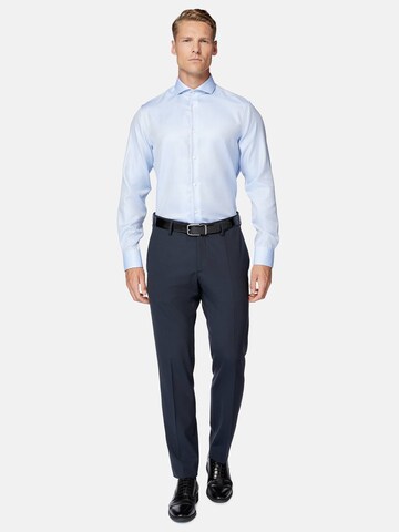Boggi Milano Slim Fit Hemd in Blau