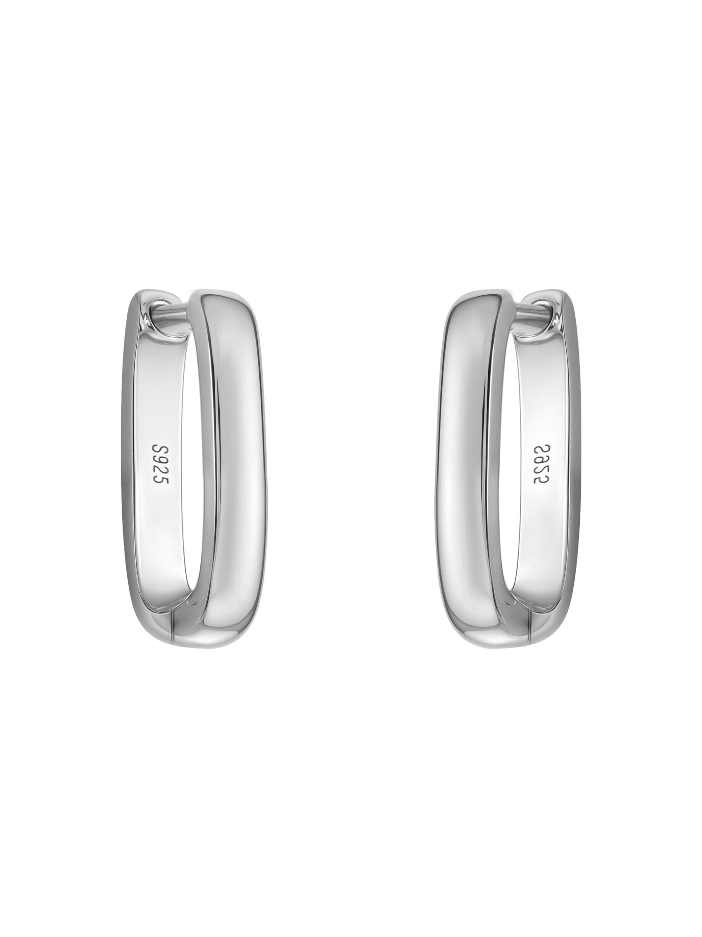 Sofia Milani Earrings 'Creole' in Silver: front