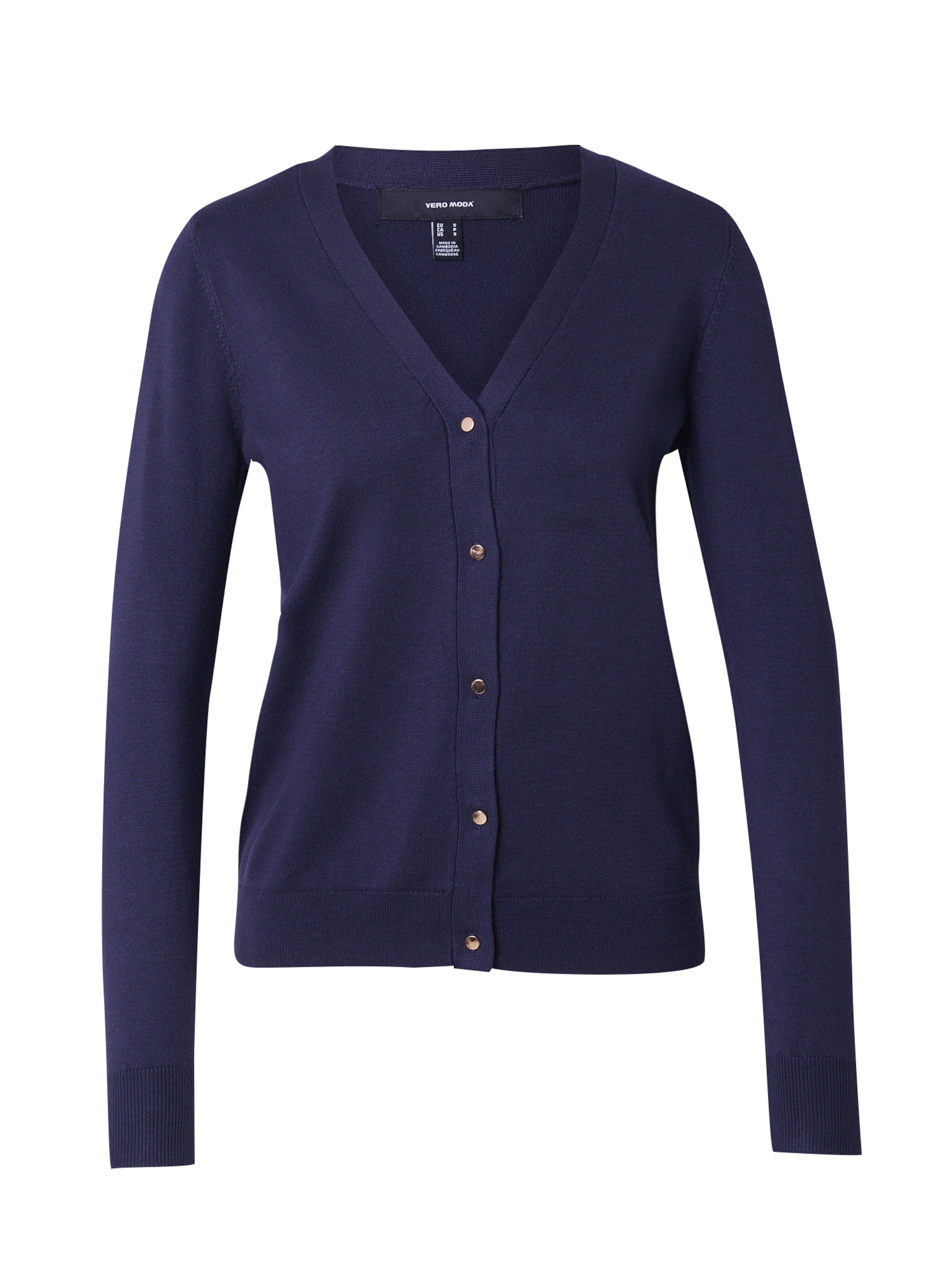 Cardigan 'VMSILJE' VERO MODA en bleu : devant