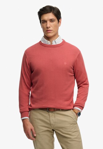 Superdry & Co Pullover 'Essentials' in Pink: Vorderseite