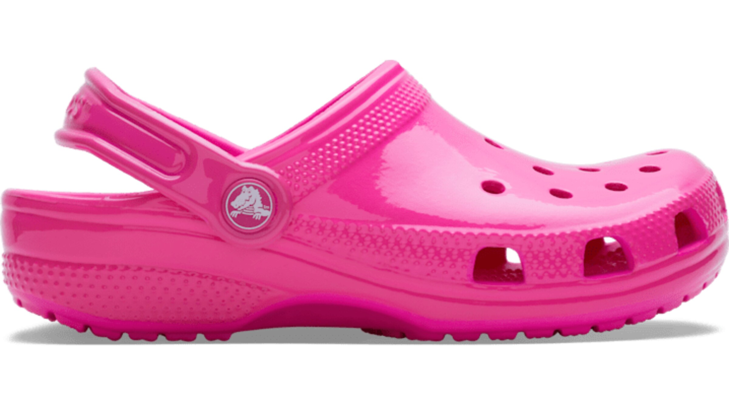 Crocs Otvorená obuv 'Classic Neon Highlighter' - Ružová