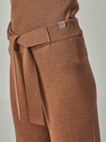 YOU LOOK PERFECT Loose fit Trousers 'BAILEY' in Brown