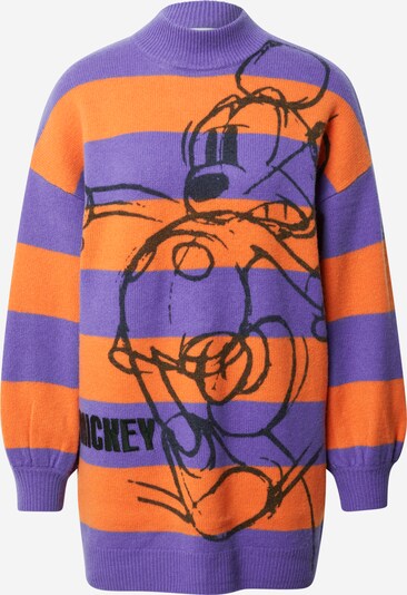 PRINCESS GOES HOLLYWOOD Пуловер Oversize в лилав / тъмнооранжево / черно, Преглед на продукта