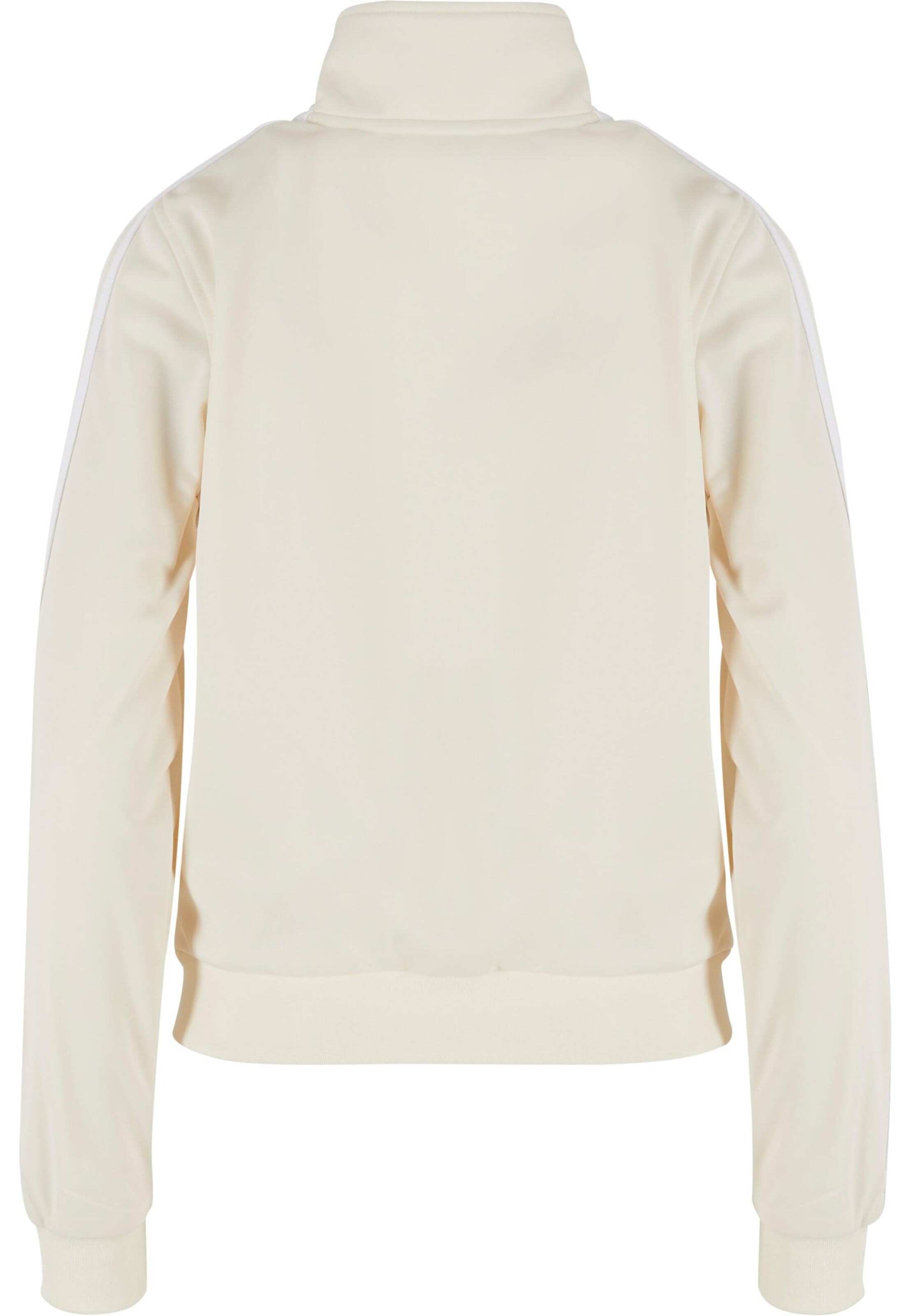 Veste mi-saison 'Retro Track' Urban Classics en blanc