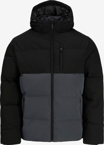 JACK & JONES Зимно яке 'JJEBECKS' в сиво: отпред